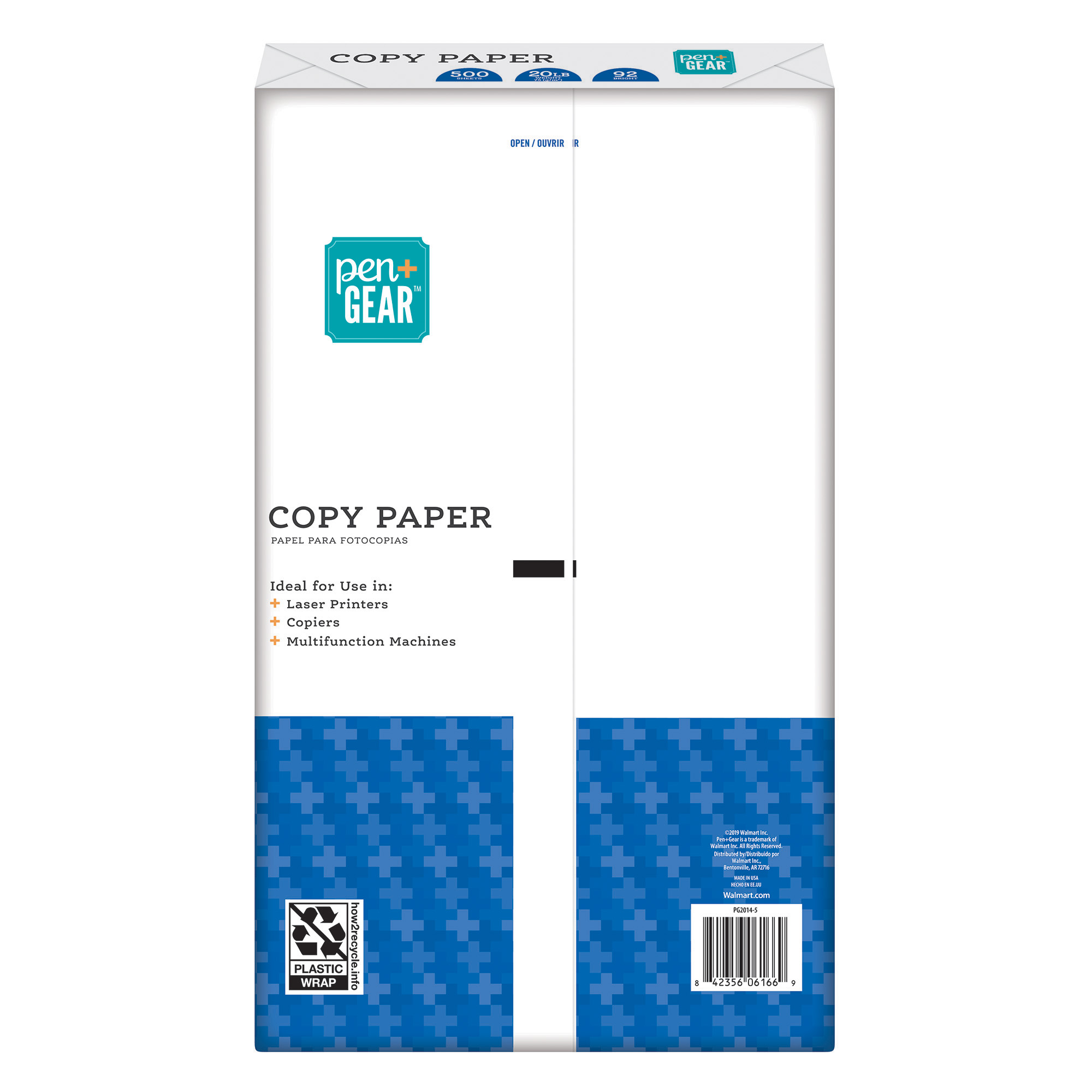 Pen+Gear Copy Paper, 8.5" x 14", Legal Size, 92 Bright, White, 20 lb., 1 Ream (500 Sheets) - image 4 of 8