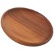 thumbnail image 3 of Wooden Plate Fruit Serving Tray Round Wooden Tray Wood Serving Platter Wood Plate Jewelry Tray, 3 of 4