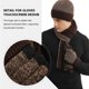 thumbnail image 1 of Winter Knit Beanie Hat Scarf and Touch Screen Gloves Set for Women and Men, 1 of 5