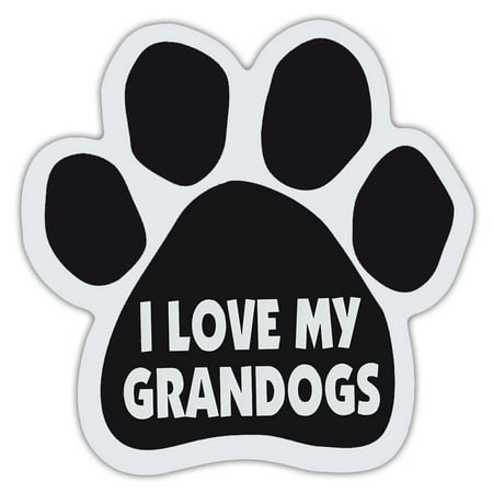 Octagon Shaped Magnet - Dog Paw Shaped Magnets: I Love My Grandogs | Dogs, Gifts, Cars, Trucks