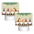 thumbnail image 2 of Fotbe Christmas Card With Gnomes Pattern Acrylic Night Light Gift with 3 Color ModesTouch-Sensitive LED Lamp Perfect Gift for Mother's Day, Birthday, or Christmas, 2 of 9