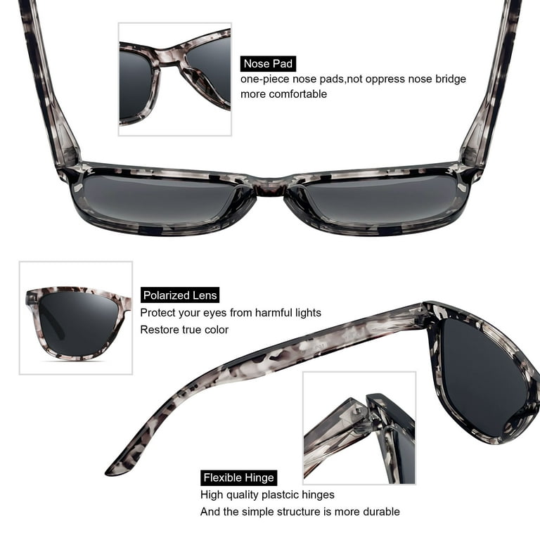 Joopin Polarized Sunglasses for Men Women Shades for Driving Fishing UV400  Protection (Camo/Black) 