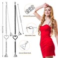 thumbnail image 4 of VONKY 2a Set Of 2 Copper Rhinestone Bra Straps Fashionable Fitting Easy To Clean Fashionable Designs, 4 of 6
