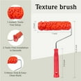 thumbnail image 3 of Nichiyo 7-Inch Rubber Texture Paint Roller, Decorative Pattern Tool for Walls, Furniture & Floors, Easy-Clean DIY Art Painting Supply (EG323T), 3 of 8