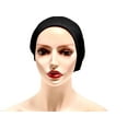 thumbnail image 3 of JUPA Place Black Unisex Slouchy Reversible Cotton Knit Beanie - Stylish Chemo Cap for Comfortable and Trendy WomenHeadwearHair Cover, 3 of 4