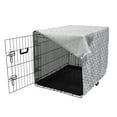 thumbnail image 3 of Nautical Dog Crate Cover, Anchors Pattern of Diamond Shaped Dots Marine Navy Sailing Illustration, Easy to Use Pet Kennel Cover Small Dogs Puppies Kittens, 7 Sizes, Night Blue and White, by Ambesonne, 3 of 6