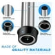 thumbnail image 5 of 2 Pcs Bar Sink Overflow Pipe 7.48 Inches Sink Strainer Pipe Sink Drain Tube for Holes Pipe Stopper Bathroom Pipes, 5 of 5