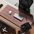 thumbnail image 2 of Long Mouse Pads for Desk,Red Christmas Reindeer Pattern Desk Mats on Top Of Desks, Desk Mouse Pad Extra Large with 3mm Non-Slip Base and Stitched Edge for Gaming,Office,Work,Home 35.4x15.7in, 2 of 5
