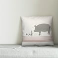 thumbnail image 3 of Creative Products Oink Pig 16x16 Spun Poly Pillow, 3 of 3