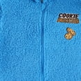 thumbnail image 3 of Sesame Street Cookie Monster Zip Up Sherpa Hoodie with 3D Eyes (Boys), Sizes 2T-4T, 3 of 5