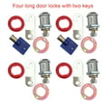 thumbnail image 3 of Coin Operated Arcade Game Lock Cylinder Vending Machine Cabinet Latch Locks Repair Upgrade Modified Accessories Spare Parts 4 Long Locks 2 Keys, 3 of 7