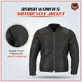 thumbnail image 2 of Daniel Smart Women’s Motorcycle Jacket - All Season Sporty Motorcycle Jacket – Maximum Airflow and Protection, 2 of 6