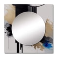 thumbnail image 2 of Designart "Blue Minimalist Expression I" Modern Square Mirror For Wall Decor - Large Blue Square Printed Wall Mirror Art - Square Modern Mirror - Wall Mounted Square Large Mirror, 2 of 5