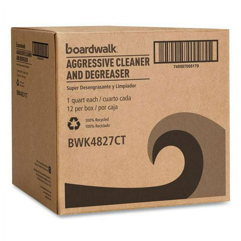 Aggressive Cleaner and Degreaser, Lemon Scent, 32 oz Bottle, 12/Carton Aggressive Cleaner and Degreaser, Lemon Scent, 32 oz Bottle, 12/Carton