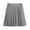 Grey, variant on KTMKH A-Line Pleated Vintage Skirts for Women Girls Fashion School Uniform Solid Skirt Academic Style Skirt