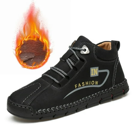 

Outdoor sports non-slip leisure high-top leather shoes