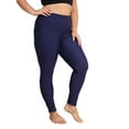 thumbnail image 2 of Sociala Womens Plus Size High Waisted Swim Pants Sporty Swimming Leggings UPF 50+ Swimsuit Bottoms, 2 of 8