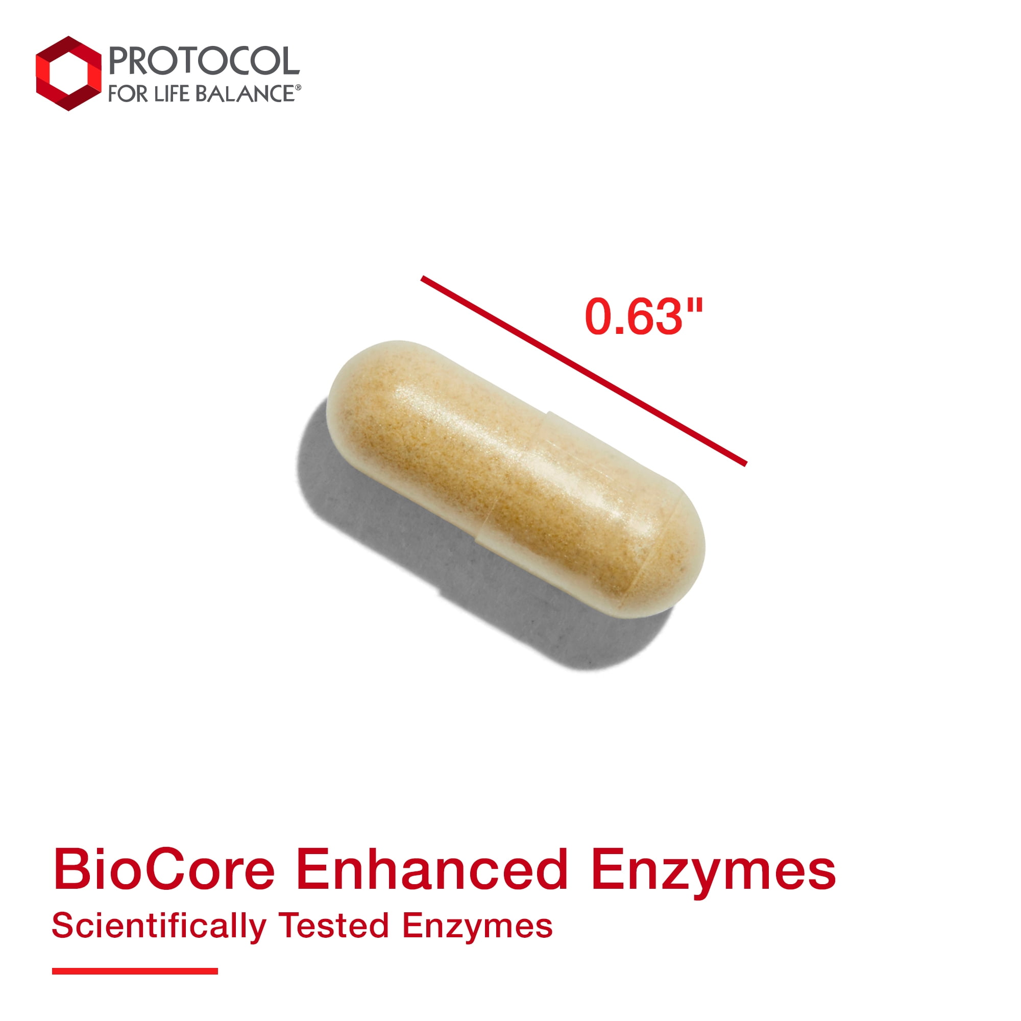 Protocol BioCore Enhanced Enzymes - Digestive Enzymes - 90 Veg Caps