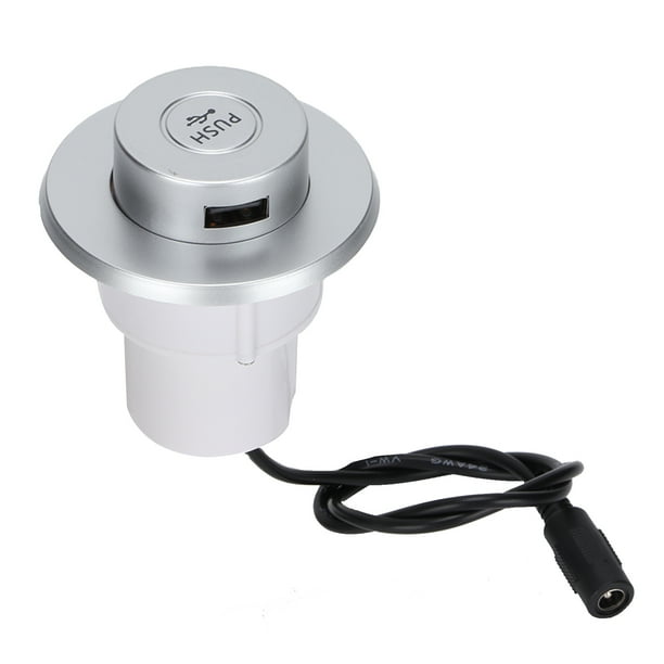 Cargador USB integrado, escritorio, sofá, escritorio, cargador USB integrado oculto para teléfono móvil