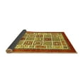 thumbnail image 2 of Ahgly Company Indoor Rectangle Abstract Yellow Modern Area Rugs, 5' x 7', 2 of 4