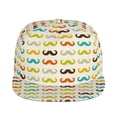 thumbnail image 2 of Bingfone Baseball Cap,Snapback Trucker Hat for Men & Women with Adjustable-Colorful Mustache, 2 of 9
