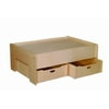 Little Colorado 04142NA 19 x 49 x 36 in. Play Table with Drawers - Natural