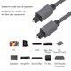 thumbnail image 2 of Cable Fibra Óptica Audio Digital SPDIF Óptico 1 8 M 3, 2 of 9