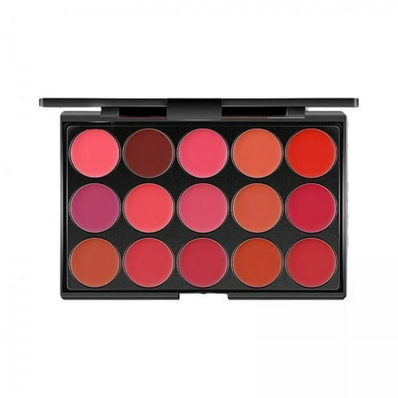 lionlar 2xLip Palette 15 Lip Glosses Professional Lip Glosses Palette for Nude Lip Women A