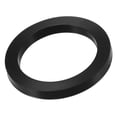 thumbnail image 1 of Unique Bargains 2' DN50 Nitrile Rubber Flat Washer Quick Connector Gasket Black, 1 of 5