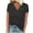Black, variant on Womens Summer Tops 2025 Cap Short Sleeve T Shirts Trendy Dressy Casual V Neck Loose Fit Shirts Black XXL
