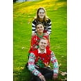 thumbnail image 3 of Socal Look Women's Ugly Christmas Sweater, Long Sleeve Crew Neck Acrylic Holiday Pullover, 2XL, 3 of 8