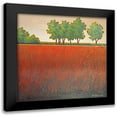 thumbnail image 1 of Yuan, Hong 15x15 Black Modern Framed Museum Art Print Titled - Layered Depths 1, 1 of 5