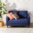 thumbnail image 5 of Ember Interiors Benton 2-Seater Loveseat, Navy, 5 of 12
