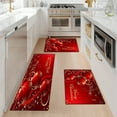 thumbnail image 6 of YIMEIS Merry Christmas, red ball. Fall Kitchen Rugs Non Skid Washable Area Carpet [Made in USA], Multi - 2 Pcs 16''*24''/47''*18'', 6 of 10