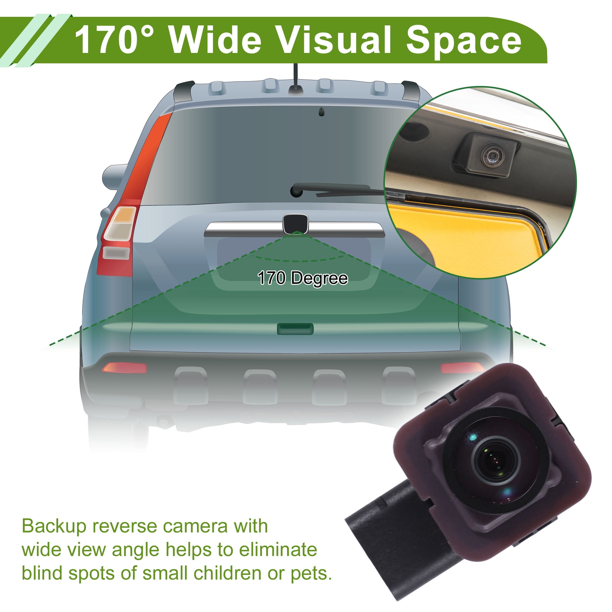 Unique Bargains Car Park Assist Rear View Backup Camera for Ford Escape 2014 2015 2016