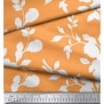 thumbnail image 3 of Soimoi Poly Georgette Fabric Leaves & Floral Artistic Fabric Prints by Yard 52 Inch Wide, 3 of 5