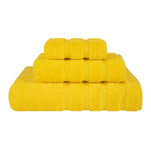 Juego de toallas American Soft Linen Premium de 3 piezas, 100% algodón