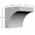 thumbnail image 2 of Ekena Millwork 7 1/4"W x 7 1/4"D x 7 1/4"H Stockport Bracket, 2 of 5