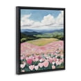 thumbnail image 2 of Stupell Industries Modern Blush Pink Poppy Field Black Floating Frame Canvas Art, 17 x 21, by The Prints Vibe, 2 of 8