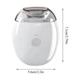 thumbnail image 3 of EXLEAF Automatic Electric Nail Clipper for Seniors and Adults, Cordless Smart Nail Trimmer with Safety Guard and Led Light, 3 of 7