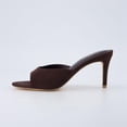 thumbnail image 4 of Cushionaire Elle Pointed Heel Womens Sandal, Open Toe Heeled Mule with Cushioned Memory and Stiletto Design, 4 of 10
