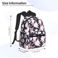 thumbnail image 4 of Fotbe Leaves Flower Lightweight Casual Laptop Backpack for Men and Women, Daily use Waterproof backpack, Backpack for College, 4 of 8