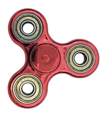 FREE SHIP ~ 8 Colors Hand Spinner Tri Fidget Steel Ball Desk Toy ~ USA 