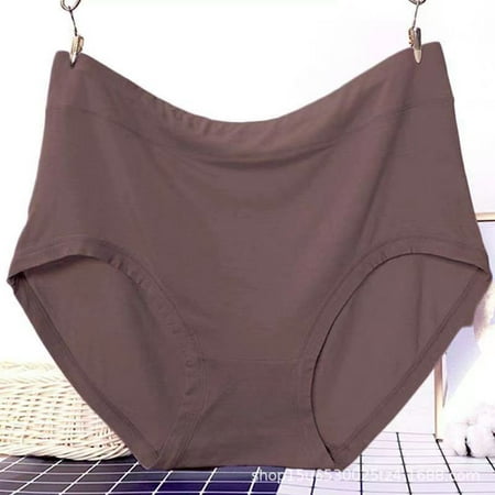 Top Pick: Womens Panty  Braguita para Mujer  Women s Solid High Waist Tummy Controlling Warm Underwear Sexy Underwear Briefs SOPATENOR Coffee 2XL