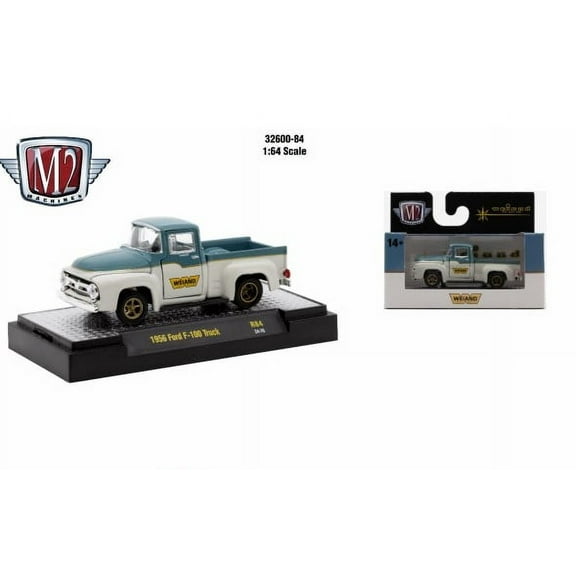 M2 Machines 1:64 Detroit Muscle R84 1956 Ford F-100 Truck
