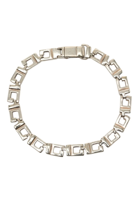 Pre-Owned Gucci G-logo Chain Bracelet SV925 Silver Women's GUCCI