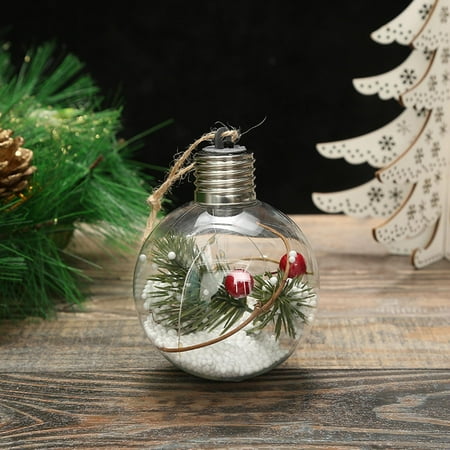 

Home Decor Clearance Under $5 Christmas Led Transparent Christmas Ball Christmas Tree Pendant Glowing Clearances On All Home JE896