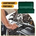 thumbnail image 3 of PENIKOKO Green Metal Tool Organizer Box 1 Set - Heavy Duty Storage Container for Hand Tools and Accessories, 3 of 8