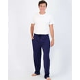 thumbnail image 5 of Real Essentials 3 Pack: Men's Pajama Pants - Knit Cotton Flannel Plaid Lounge Bottoms- Button Fly (Available In Big & Tall), 5 of 6