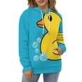thumbnail image 4 of Bunch of Rubber Ducks 3D Print Hoodie Men Women Autumn Thin Pullover Sweatshirt Vintage Streetwear Tops, 4 of 6